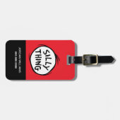 Dr. Seuss | Eins - Zwei - Alberne Dinge Gepäckanhänger (Vorderseite horizontal)