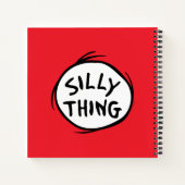 Dr. Seuss | Eins - Zwei - Alberne Dinge Notizblock (Rückseite)