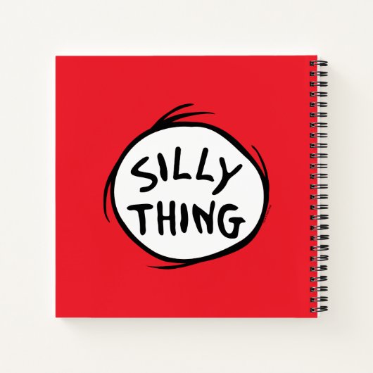 Dr. Seuss | Eins - Zwei - Alberne Dinge Notizblock (Rückseite)