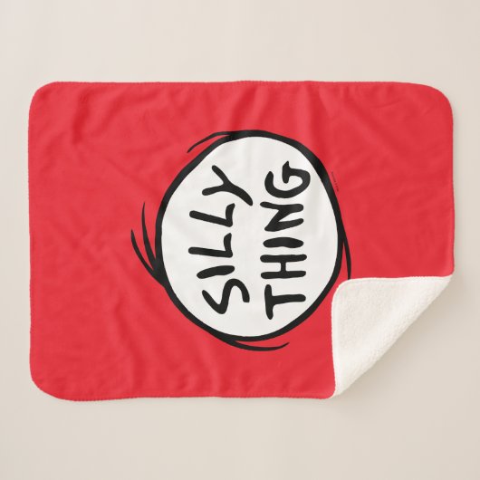 Dr. Seuss | Eins - Zwei - Alberne Dinge Sherpadecke (Vorderseite (Horizontal))