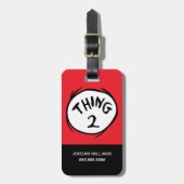 Dr. Seuss | Eins - Zwei Dinge Gepäckanhänger (Vorderseite vertikal)