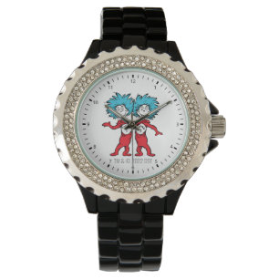 Dr. Seuss Eins zwei Dinge Stehend Armbanduhr