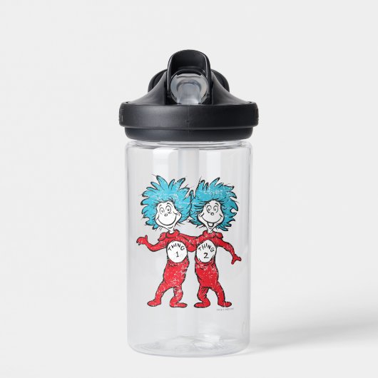 Dr. Seuss | Eins zwei Dinge Stehend Trinkflasche (Vorne)
