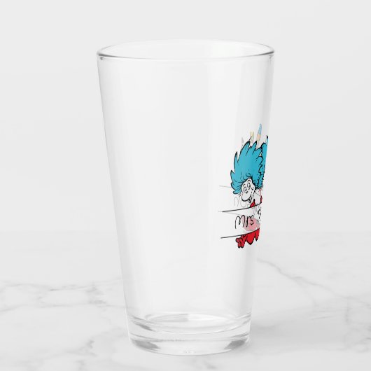 Dr. Seuss | Eins, zwei Lehrernamen Glas (Rechts)