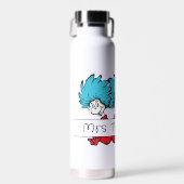 Dr. Seuss | Eins, zwei Lehrernamen Trinkflasche (Vorne)