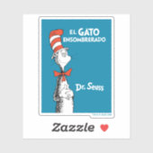 Dr. Seuss El Gato Ensombrerado Español Aufkleber (Blatt)