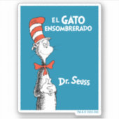 Dr. Seuss El Gato Ensombrerado Español Aufkleber (Vorderseite)