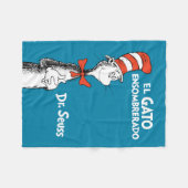 Dr. Seuss El Gato Ensombrerado Español Fleecedecke (Vorderseite (Horizontal))