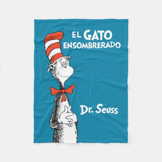 Dr. Seuss El Gato Ensombrerado Español Fleecedecke (Vorderseite)