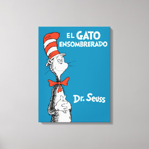 Dr. Seuss El Gato Ensombrerado Español Leinwanddruck