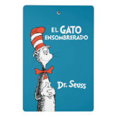 Dr. Seuss El Gato Ensombrerado Español Mini Klemmbrett (Rückseite)