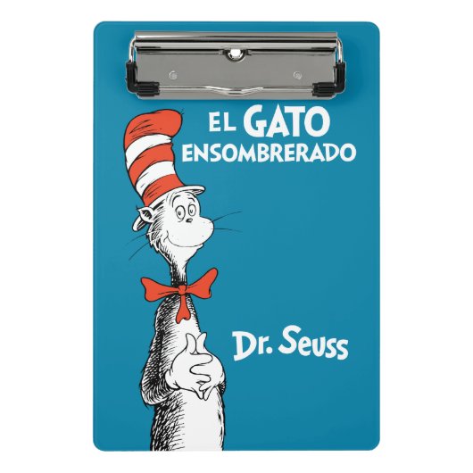 Dr. Seuss El Gato Ensombrerado Español Mini Klemmbrett (Vorderseite)