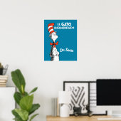 Dr. Seuss El Gato Ensombrerado Español Poster (Heimbüro)