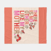 Dr. Seuss | Es gibt kein anderes wie meine Mutter Fleecedecke (Vorderseite (Horizontal))