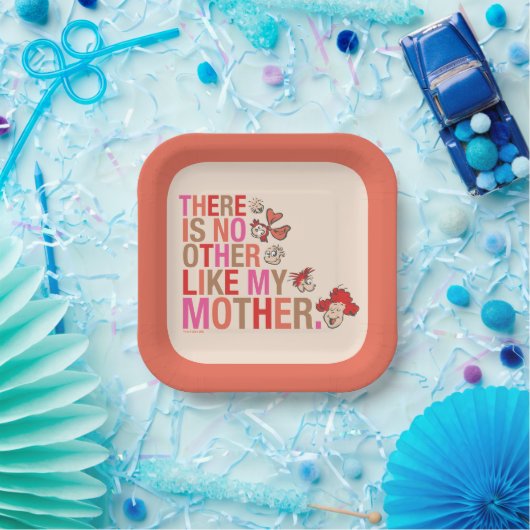 Dr. Seuss | Es gibt kein anderes wie meine Mutter Pappteller (Party)