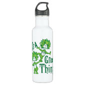 Dr. Seuss| Es ist eine grüne Sache! Edelstahlflasche (Vorderseite)