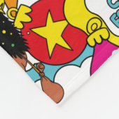 Dr. Seuss | Farbiges Muster Fleecedecke (Ecke)