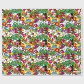 Dr. Seuss | Farbiges Muster Geschenkpapier (Flach)