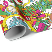 Dr. Seuss | Farbiges Muster Geschenkpapier (Rolleneckpunkt)