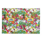 Dr. Seuss | Farbiges Muster Kissenbezug (Rückseite-Links)