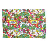 Dr. Seuss | Farbiges Muster Kissenbezug (Vorderseite-Links)