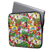 Dr. Seuss | Farbiges Muster Laptopschutzhülle (Vorderseite Links)