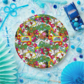 Dr. Seuss | Farbiges Muster Pappteller (Party)