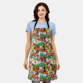 Dr. Seuss | Farbiges Muster Schürze (Getragen)