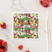 Dr. Seuss | Farbiges Muster Serviette (Beispiel)