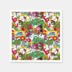 Dr. Seuss Farbiges Muster Serviette