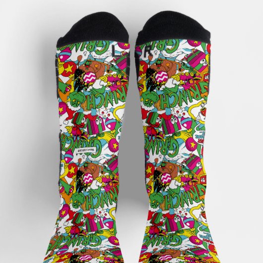 Dr. Seuss | Farbiges Muster Socken (Oben)