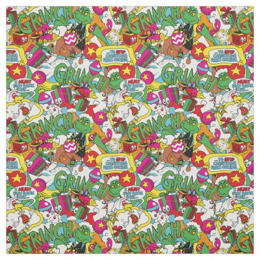 Dr. Seuss | Farbiges Muster Stoff (Muster)