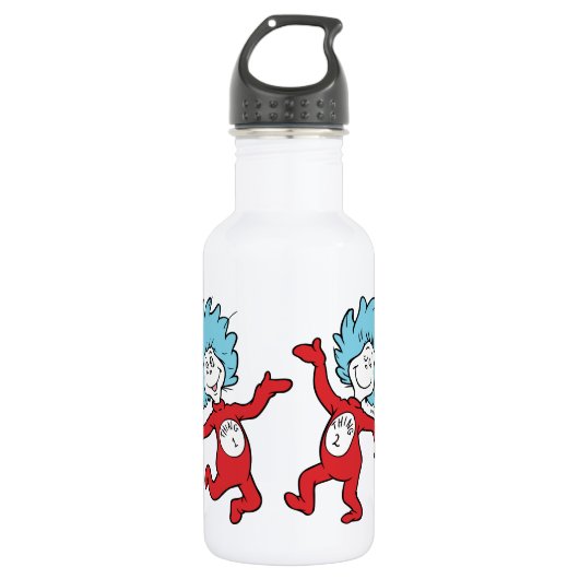 Dr. Seuss Figur 1 und Figur 2 Edelstahlflasche (Vorderseite)