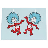 Dr. Seuss Figur 1 und Figur 2 Große Geschenktüte (Vorderseite)