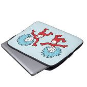 Dr. Seuss Figur 1 und Figur 2 Laptopschutzhülle (Vorne Knopf)