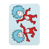 Dr. Seuss Figur 1 und Figur 2 Magnet (Vertikal)