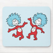 Dr. Seuss Figur 1 und Figur 2 Mousepad (Vorne)
