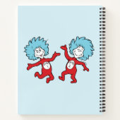 Dr. Seuss Figur 1 und Figur 2 Notizblock (Rückseite)