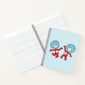 Dr. Seuss Figur 1 und Figur 2 Notizblock (Innenseite)