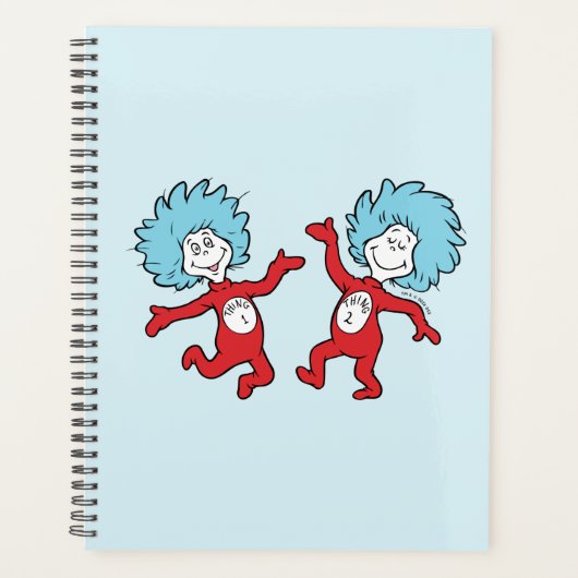 Dr. Seuss Figur 1 und Figur 2 Planer (Vorderseite)
