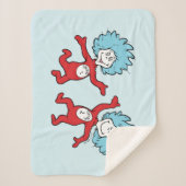 Dr. Seuss Figur 1 und Figur 2 Sherpadecke (Vorderseite)
