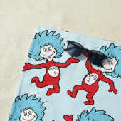 Dr. Seuss Figur 1 und Figur 2 Strandtuch (Beispiel)