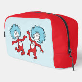 Dr. Seuss Figur 1 und Figur 2 Waschbeutel (Rechte Ecke)
