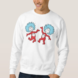 Dr. Seuss Figuren 1 und 2, auch bekannt als Thing  Sweatshirt