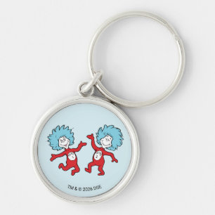 Dr. Seuss Figuren 1 und 2 Charakter Schlüsselanhänger
