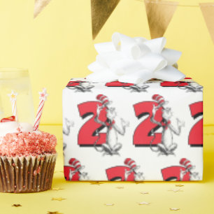 Dr. Seuss - Figuren Kindergeburtstag Geschenkpapier