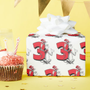 Dr. Seuss - Figuren   Kindergeburtstag Geschenkpapier