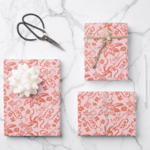 Dr. Seuss Florales Muttertagsmuster Geschenkpapier Set