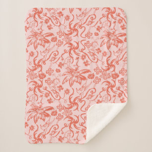 Dr. Seuss Florales Muttertagsmuster Sherpadecke