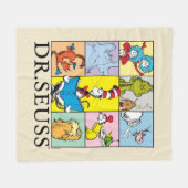 Dr. Seuss | Geschichten Grafik Fleecedecke (Vorderseite (Horizontal))